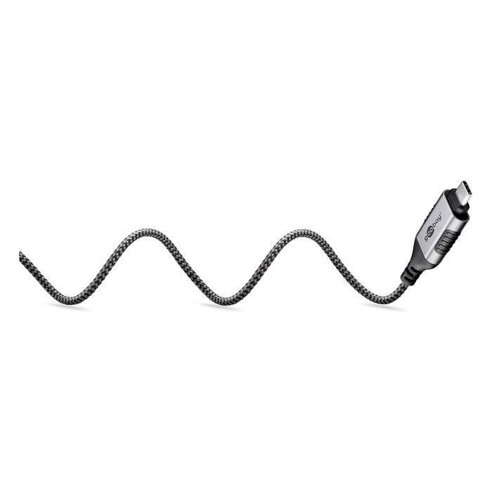 Goobay Adaptador de red USB-C 3.2 Gen2 a RJ-45, 3 metros, negro/gris