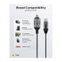 Goobay Adaptador de red USB-C 3.2 Gen2 a RJ-45, 3 metros, negro/gris