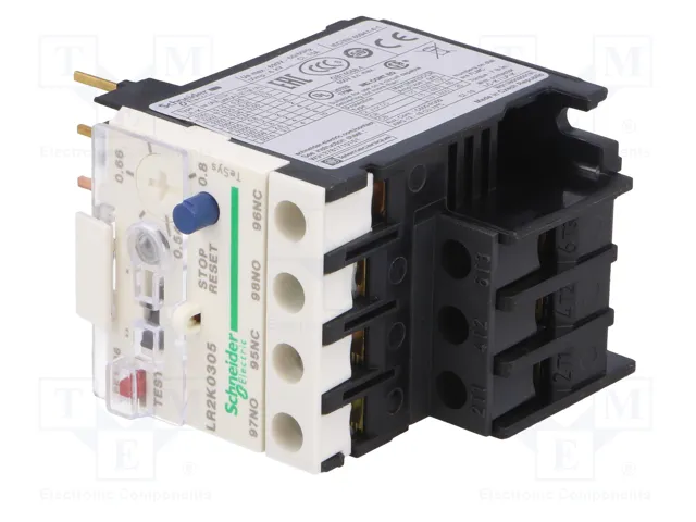 SCHNEIDER ELECTRIC Relé térmico TeSys K 0,54÷0,8A NO + NC