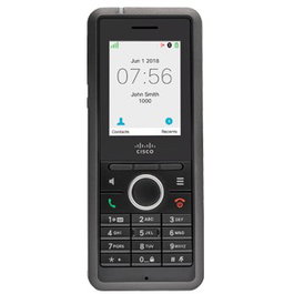 Cisco 6825 Teléfono IP DECT Bundle Negro con Pantalla LED 2", Conexión por Cable, Bluetooth y Energía PoE (Power over Ethernet)