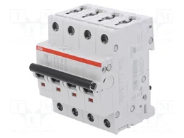 ABB S200 S204-C16 Interruptor magnetotérmico 4 polos 16A 6kA
