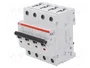 ABB S200 S204-C16 Interruptor magnetotérmico 4 polos 16A 6kA