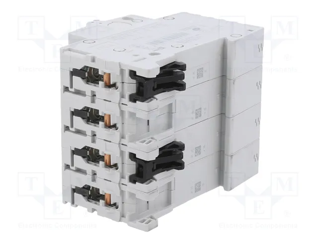 ABB S200 S204-C16 Interruptor magnetotérmico 4 polos 16A 6kA