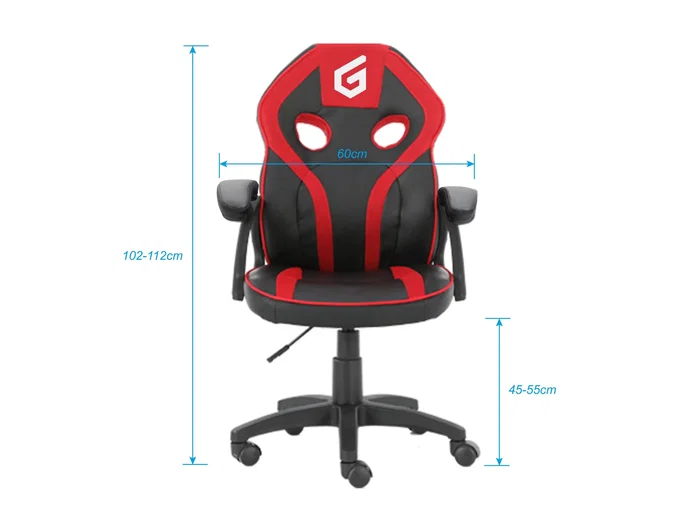 Conceptronic EYOTA06R Silla Gaming Negro y Rojo