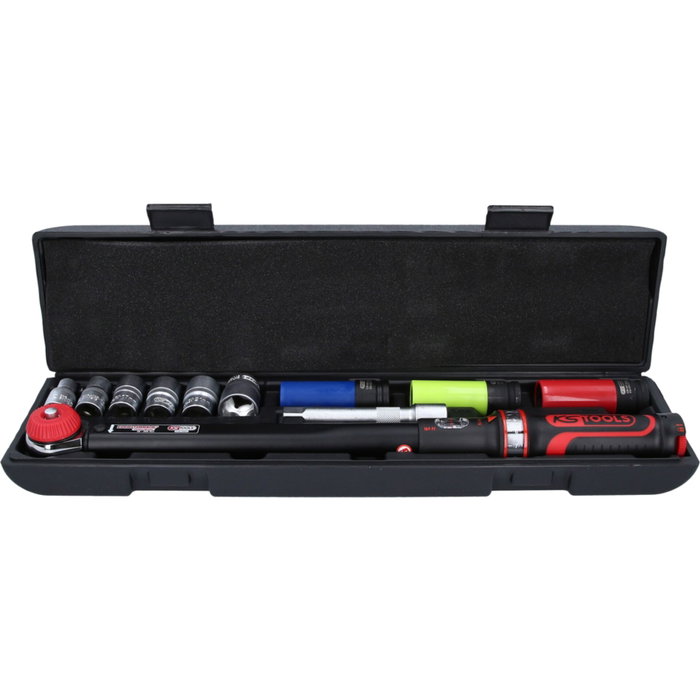 KS Tools Juego de llaves dinamométricas 1/2 ERGOTORQUE 20-200 Nm, 11 piezas KS Tools Juego de llaves dinamométricas 1/2 ERGOTORQUE 20-200 Nm, 11 piezas