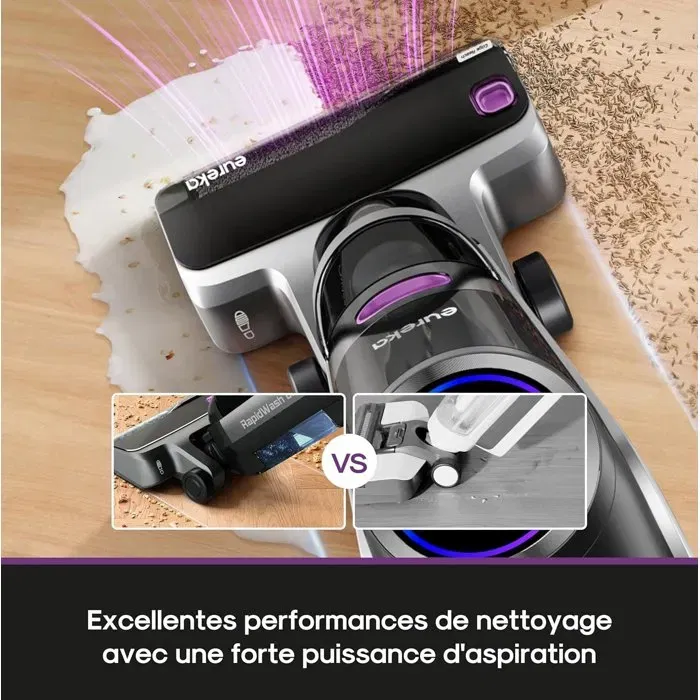 Eureka Aspiradora Inalámbrica 630 - 150 W, 21.600 Pa, 38 min Autonomía - Negra Eureka Aspiradora Inalámbrica 630 - 150 W, 21.600 Pa, 38 min Autonomía - Negra