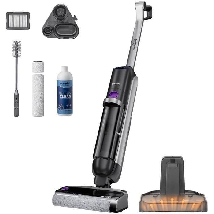 Eureka Aspiradora Inalámbrica 630 - 150 W, 21.600 Pa, 38 min Autonomía - Negra