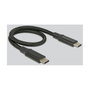 DeLOCK 42615 Caja Externa para SSD M.2 NVMe PCIe con USB 3.2 Gen 2 Tipo C, 10 Gbit/s, Plug & Play, Color Negro