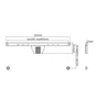 GEMBIRD WM-S80F-01 Soporte de pared Slim para TV 37-80 pulgadas