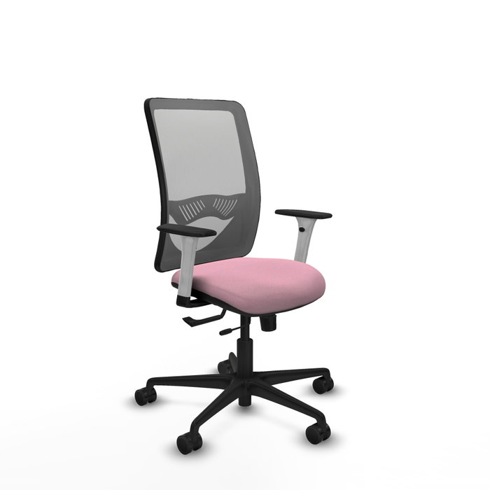 PIQUERAS Y CRESPO Silla de oficina Zulema Rosa y Gris PIQUERAS Y CRESPO Silla de oficina Zulema Rosa y Gris