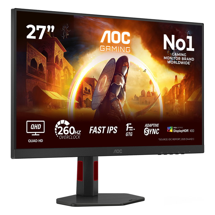 AOC Q27G4ZR Monitor Gaming 27 QHD Fast IPS 240Hz AOC Q27G4ZR Monitor Gaming 27 QHD Fast IPS 240Hz