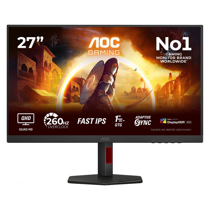 AOC Q27G4ZR Monitor Gaming 27 QHD Fast IPS 240Hz AOC Q27G4ZR Monitor Gaming 27 QHD Fast IPS 240Hz