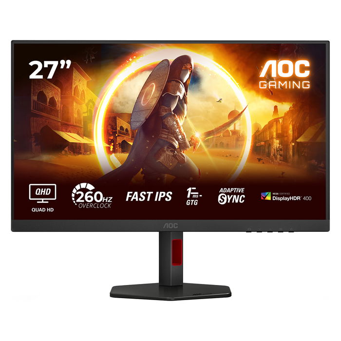 AOC 27G4ZR 27" QHD 2560x1440 1ms 240Hz IPS HDMI 2.0 DisplayPort AOC 27G4ZR 27" QHD 2560x1440 1ms 240Hz IPS HDMI 2.0 DisplayPort