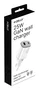 Celly UPTC1USB1USBC25 Cargador de Pared GaN 25W Blanco con 1 Puerto USB-C y 1 Puerto USB-A, Carga Rápida para Smartphone, Tableta y Más