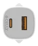 CELLY Cargador GaN 25W 1 USB 1 USB-C Blanco