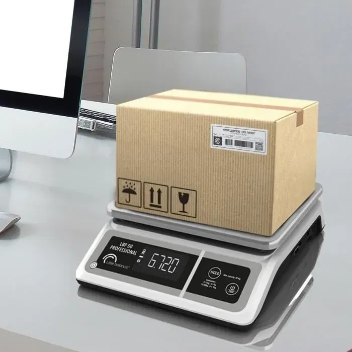 Little Balance Báscula LBP 50 Professional USB Gris Báscula de Cocina 50 kg