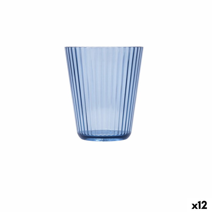 Quid Vaso Bajo Sunset Azul 30 cL (12 Unidades) de Poliestireno