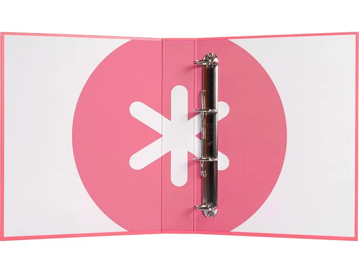 Antartik Carpeta 4 Anillas 40 mm Mixtas A4 Forrada Color Coral Antartik Carpeta 4 Anillas 40 mm Mixtas A4 Forrada Color Coral