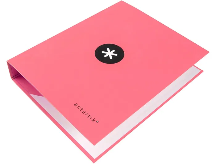 Antartik Carpeta 4 Anillas 40 mm Mixtas A4 Forrada Color Coral Antartik Carpeta 4 Anillas 40 mm Mixtas A4 Forrada Color Coral