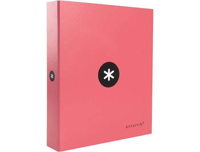 Antartik Carpeta 4 Anillas 40 mm Mixtas A4 Forrada Color Coral Antartik Carpeta 4 Anillas 40 mm Mixtas A4 Forrada Color Coral