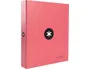 Antartik Carpeta 4 Anillas 40 mm Mixtas A4 Forrada Color Coral