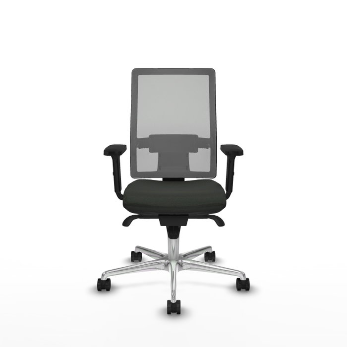 PIQUERAS Y CRESPO Silla de oficina Horna con mecanismo Sincro, Negro/Gris PIQUERAS Y CRESPO Silla de oficina Horna con mecanismo Sincro, Negro/Gris