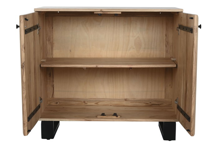 DKD Home Decor Aparador de Acacia y Metal