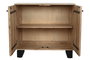 DKD Home Decor Aparador de Acacia y Metal