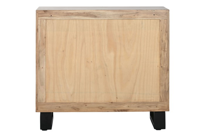DKD Home Decor Aparador de Acacia y Metal
