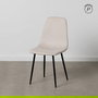 Silla Crema Tejido-Metal Salón 43 X 52 X 87 cm (Set de 4)