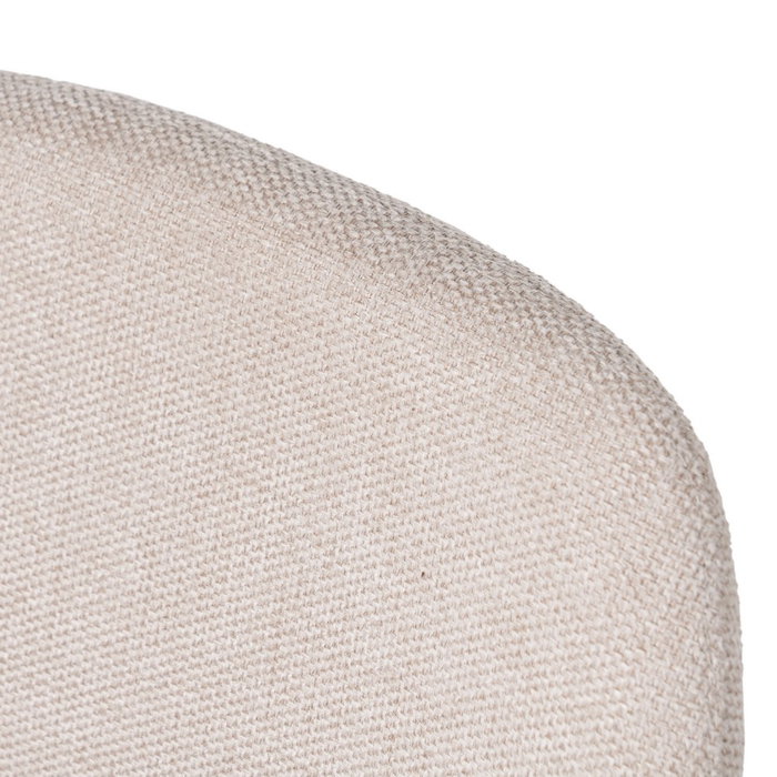 Silla Crema Tejido-Metal Salón 43 X 52 X 87 cm (Set de 4)