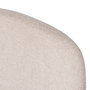 Silla Crema Tejido-Metal Salón 43 X 52 X 87 cm (Set de 4)