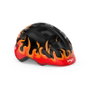 Met Casco Niños Hooray Negro Llamas Brillo S
