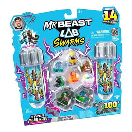 Moose Figura MrBeast Lab S3 14Pk Diseños Únicos Temática de Fusión