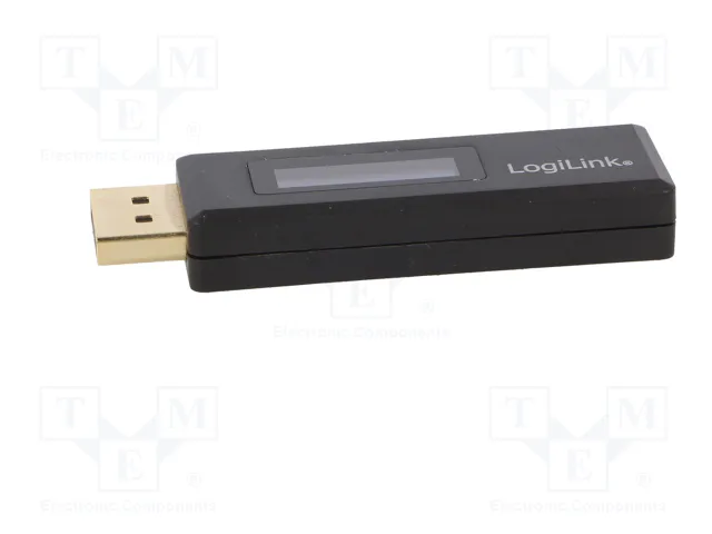 LogiLink Probador DisplayPort para información EDID, DisplayPort 1.2 y 1.4, negro