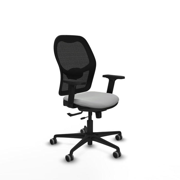PIQUERAS Y CRESPO Silla de oficina Jorquera Gris claro con mecanismo Sincro/Traslack PIQUERAS Y CRESPO Silla de oficina Jorquera Gris claro con mecanismo Sincro/Traslack