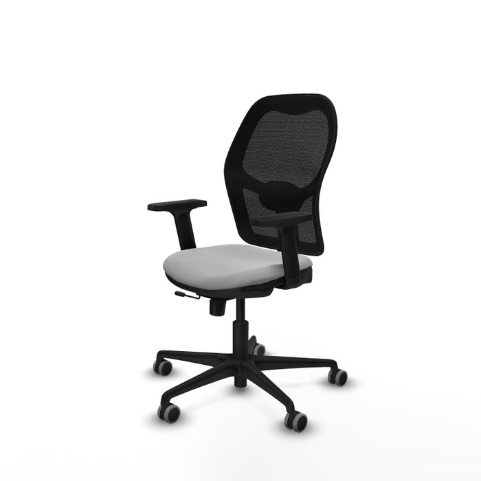 PIQUERAS Y CRESPO Silla de oficina Jorquera Gris claro con mecanismo Sincro/Traslack PIQUERAS Y CRESPO Silla de oficina Jorquera Gris claro con mecanismo Sincro/Traslack