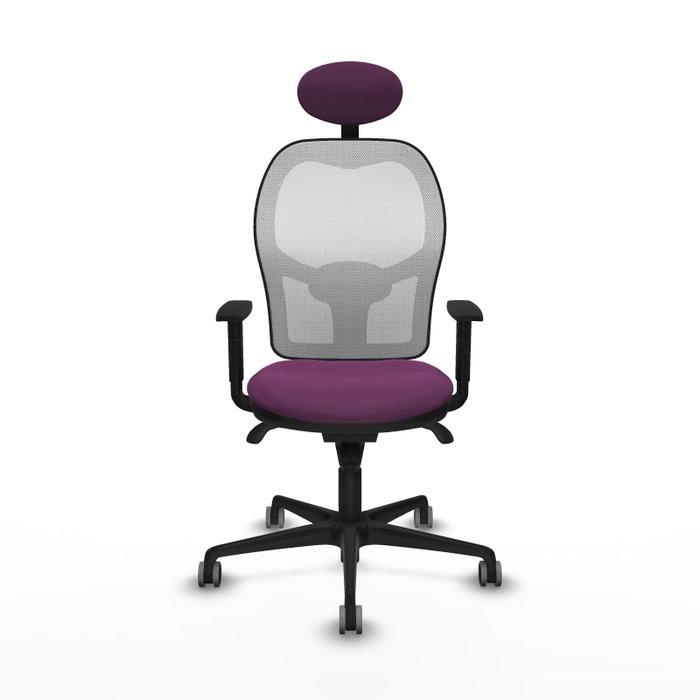 PIQUERAS Y CRESPO Silla de oficina Jorquera Morada y Blanca PIQUERAS Y CRESPO Silla de oficina Jorquera Morada y Blanca