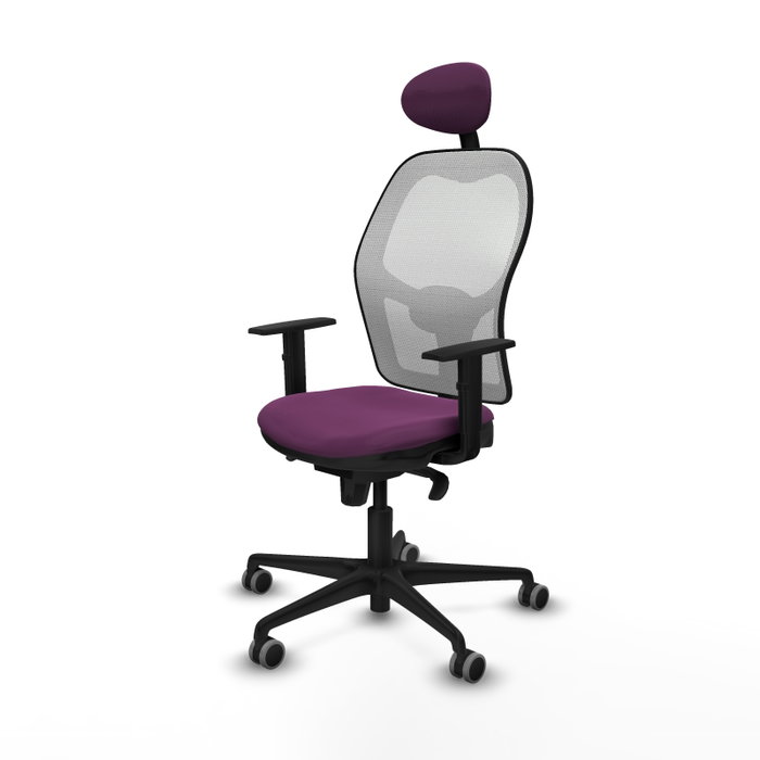 PIQUERAS Y CRESPO Silla de oficina Jorquera Morada y Blanca PIQUERAS Y CRESPO Silla de oficina Jorquera Morada y Blanca