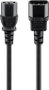 Goobay Cable de Alimentación C14 a C13 de 2m, Negro