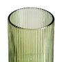 Ixia Vaso de Cristal Decoración Verde 425ml x 6 unidades