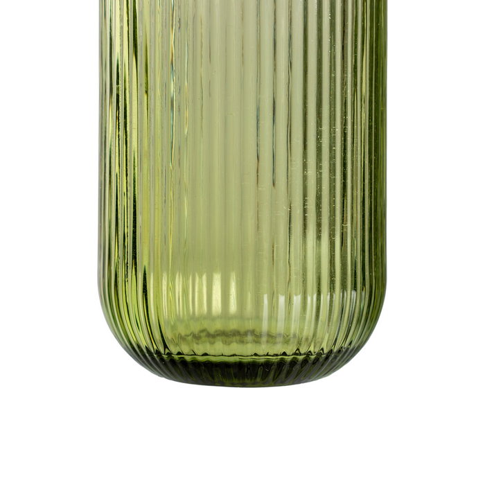 Ixia Vaso de Cristal Decoración Verde 425ml x 6 unidades