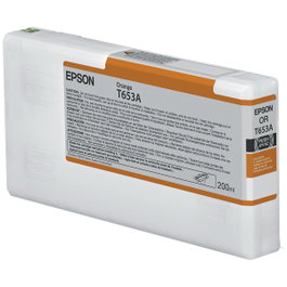 Epson Cartucho de tinta T653A Naranja (200 ml) Original