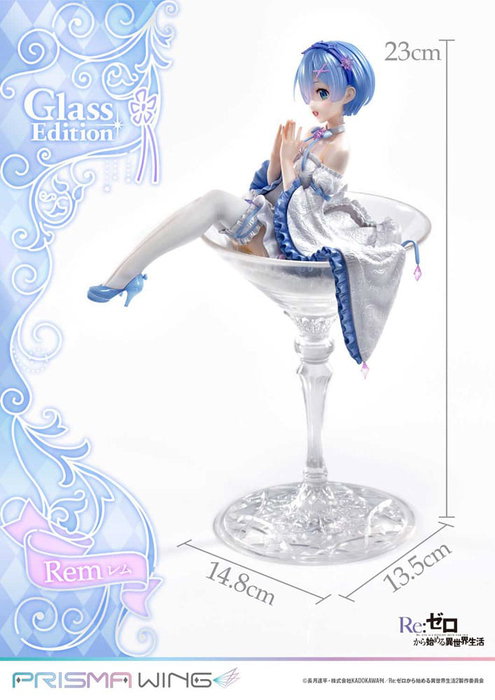 Prime 1 Studio Re:Zero - Starting Life in Another World Estatua Rem Glass Edition 1/7