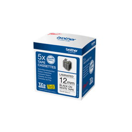 Brother Pack de 5 cintas laminadas TZe231M5 de 12 mm x 8 m