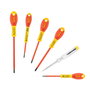 Stanley Juego de 6 Destornilladores Aislados 1000V FATMAX con Pozidriv y Probador