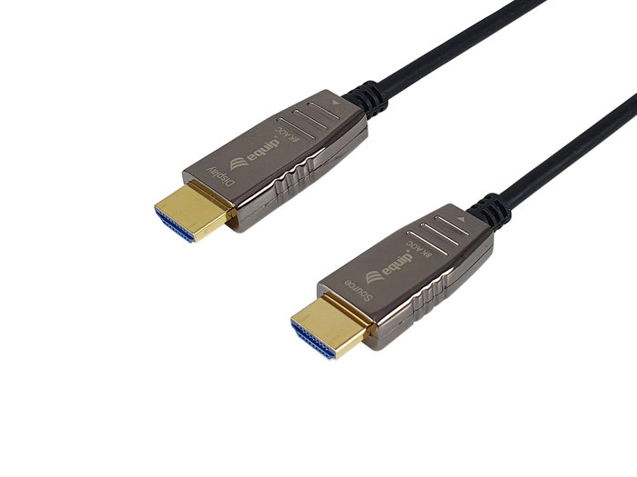 Equip Cable HDMI 2.1 Óptico Activo 8K 30m Macho-Macho Equip Cable HDMI 2.1 Óptico Activo 8K 30m Macho-Macho