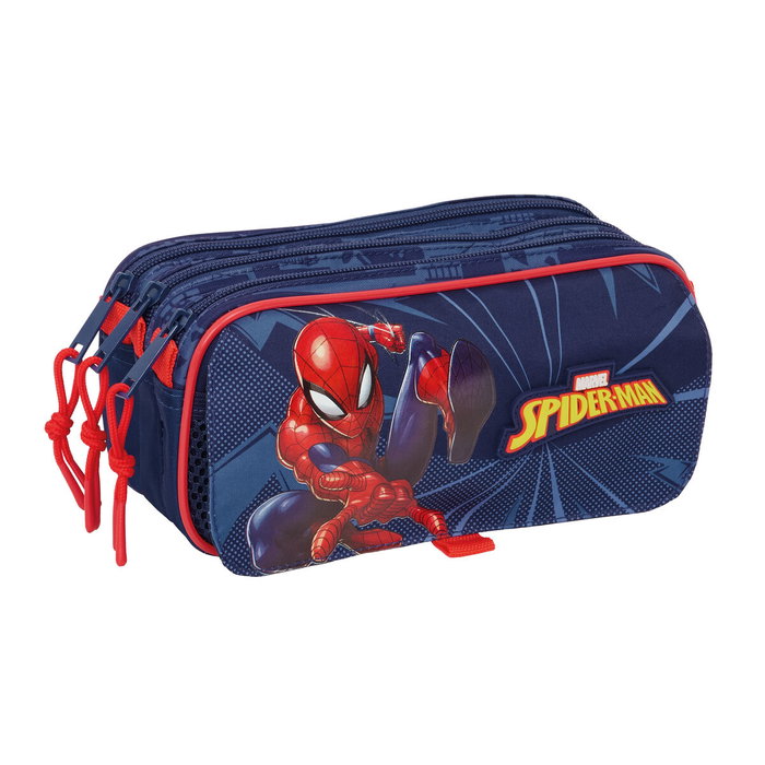 Safta Portatodo Escolar Triple Spiderman Marvel Safta Portatodo Escolar Triple Spiderman Marvel