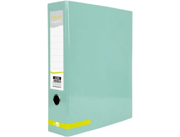 Liderpapel Archivador de palanca A4 Verde menta lomo 80 mm Liderpapel Archivador de palanca A4 Verde menta lomo 80 mm