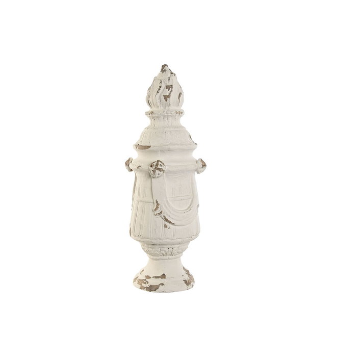 DKD Home Decor Decoración de Resina Decape Blanco 24x24x60 cm